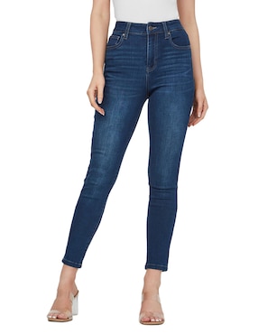 Jeans Skinny GUESS Tamara Corte Cintura Alta Para Mujer