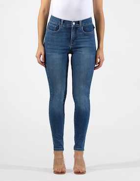 Jeans Skinny Oh Pomp! Corte A La Cintura Para Mujer