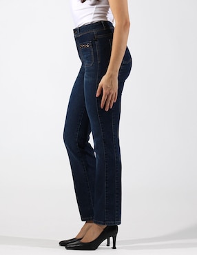 Jeans straight Oh Pomp para mujer