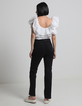 Jeans straight Oh Pomp para mujer