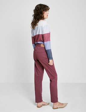 Jeans straight Valeria By Trucco para mujer