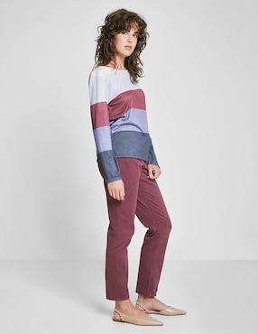 Jeans straight Valeria By Trucco para mujer