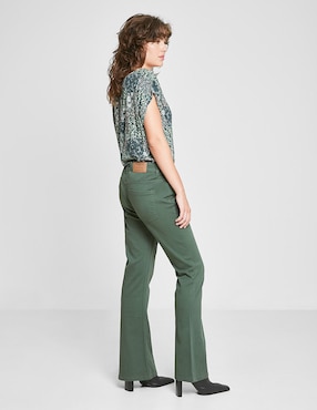 Jeans straight Valeria By Trucco para mujer