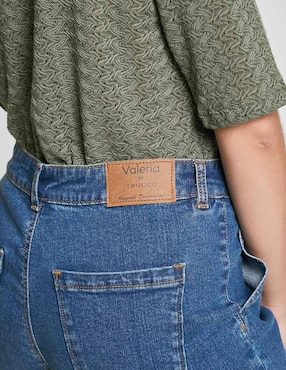 Jeans campana Valeria By Trucco para mujer