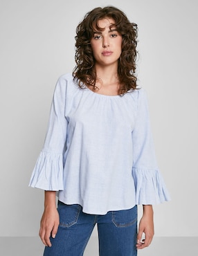 Blusa Valeria By Trucco Manga 3/4 Para Mujer