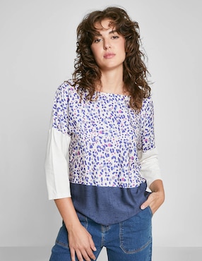 Blusa Valeria By Trucco Manga 3/4 Para Mujer