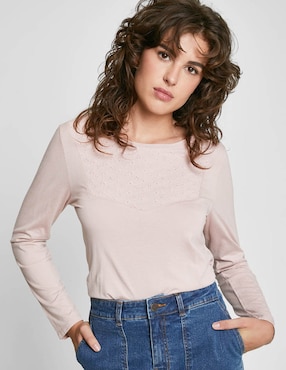 Blusa Valeria By Trucco Manga Larga Para Mujer