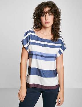 Blusa Valeria By Trucco Manga Corta Para Mujer