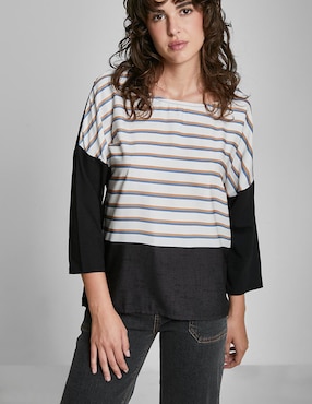 Blusa Valeria By Trucco Manga 3/4 Para Mujer