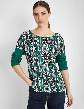 Blusa Valeria By Trucco Manga 3/4 Para Mujer