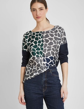 Blusa Valeria By Trucco Manga Larga Para Mujer