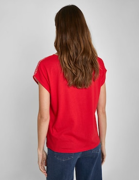 Blusa manga corta para mujer