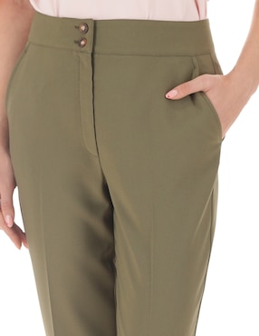 Pantalón de vestir straight para mujer