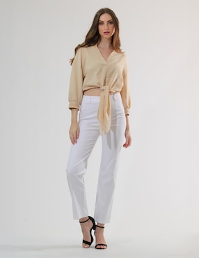 Blusa Bliss By Oh Pomp manga 3/4 para mujer