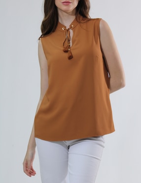 Blusa Bliss By Oh Pomp Sin Manga Para Mujer