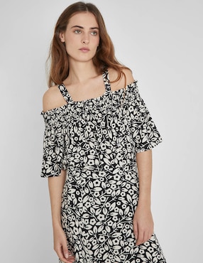 Blusa manga corta para mujer