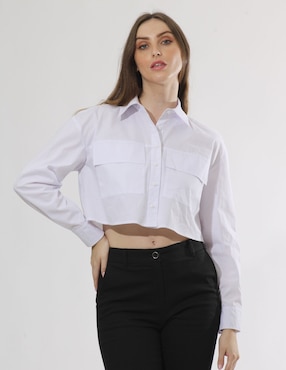 Blusa Bliss By Oh Pomp Manga Larga Para Mujer