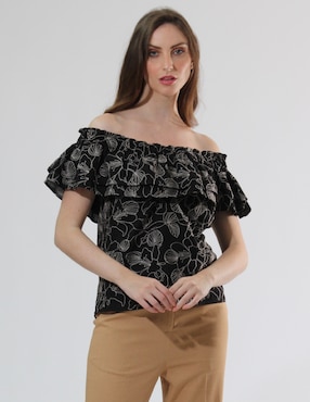 Blusa Bliss By Oh Pomp Sin Manga Para Mujer