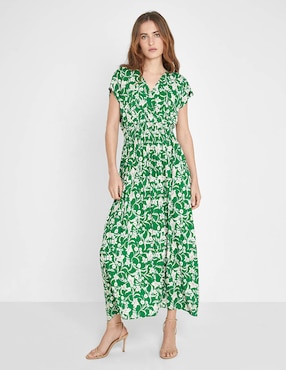 Vestido largo casual Valeria By Trucco para mujer