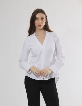 Blusa Bliss By Oh Pomp! Manga Larga Para Mujer