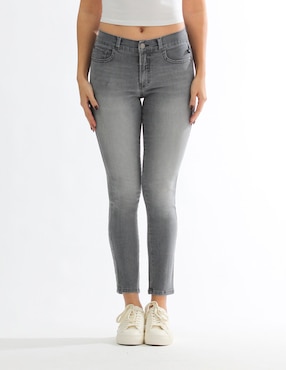 Jeans Skinny Oh Pomp! Corte Cintura Alta Para Mujer