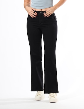 Jeans Flare Oh Pomp! Corte Cintura Para Mujer