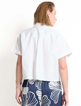 Blusa manga corta para mujer