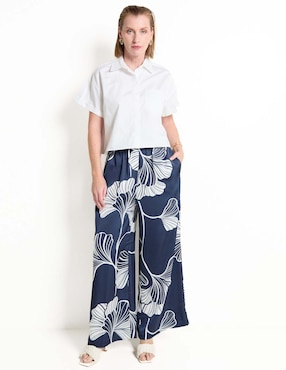 Blusa manga corta para mujer