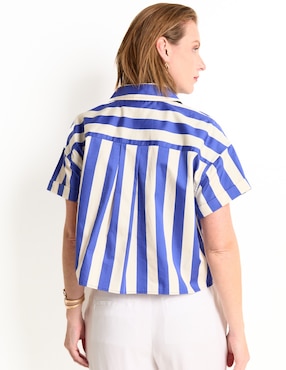 Blusa manga corta para mujer