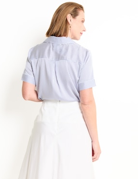 Blusa manga corta para mujer