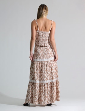 Falda maxi Bliss By Oh Pomp a la cintura