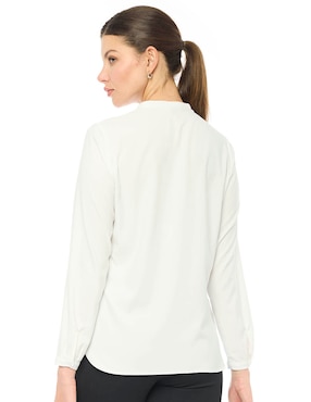 Blusa manga larga para mujer