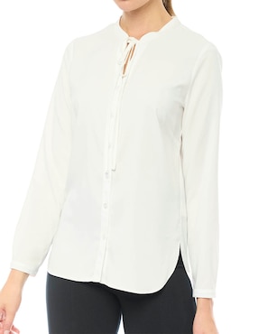 Blusa manga larga para mujer