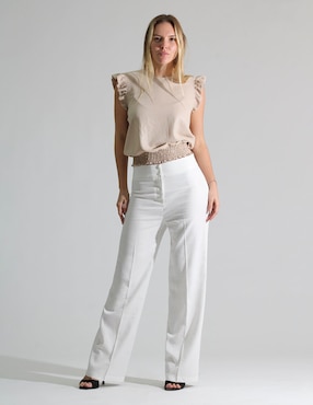 Pantalón Bliss By Oh Pomp Straight Para Mujer