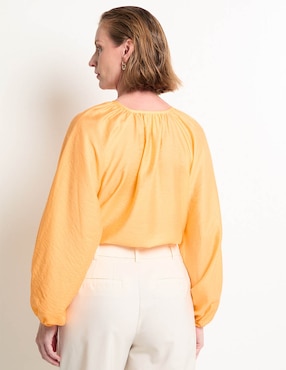 Blusa manga larga para mujer