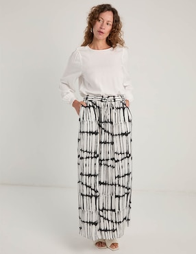 Falda larga Liz&Co By Liz Claiborne a la cintura