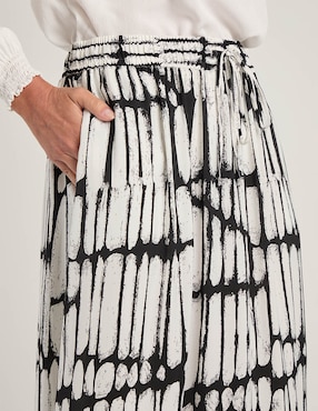 Falda larga Liz&Co By Liz Claiborne a la cintura