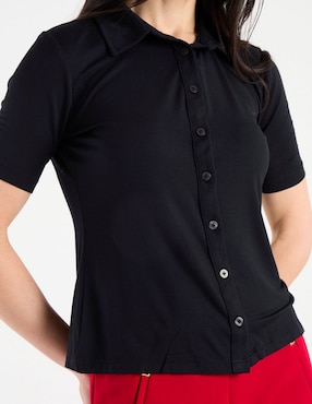 Blusa Liz&Co By Liz Claiborne manga corta para mujer