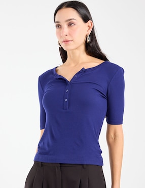 Blusa Liz&Co By Liz Claiborne manga corta para mujer