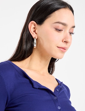 Blusa Liz&Co By Liz Claiborne manga corta para mujer