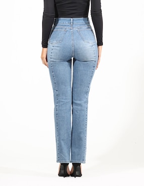Jeans straight Oh Pomp para mujer