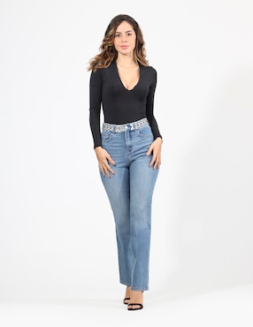 Jeans straight Oh Pomp para mujer