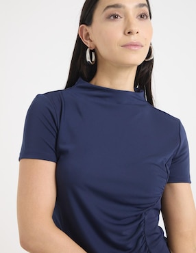 Blusa manga corta para mujer
