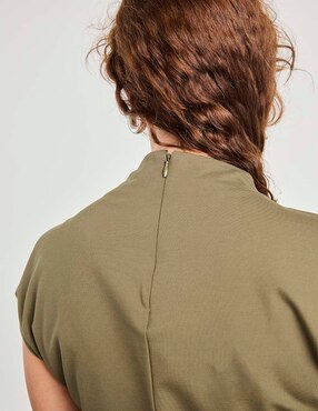 Blusa manga corta para mujer