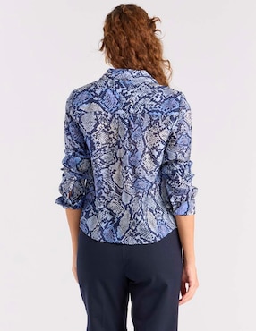 Blusa Liz&Co By Liz Claiborne manga larga para mujer