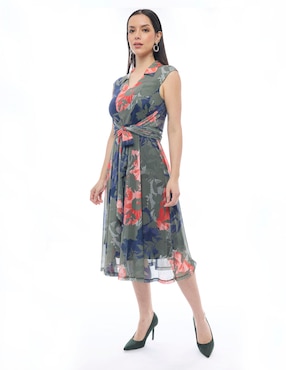 Vestido midi formal Alexis para mujer