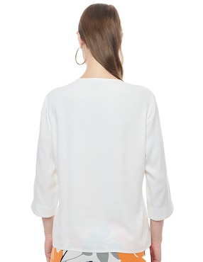 Blusa Alexis manga 3/4 para mujer