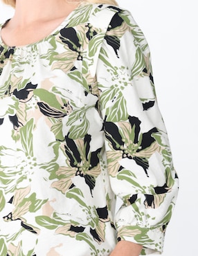 Blusa manga 3/4 para mujer