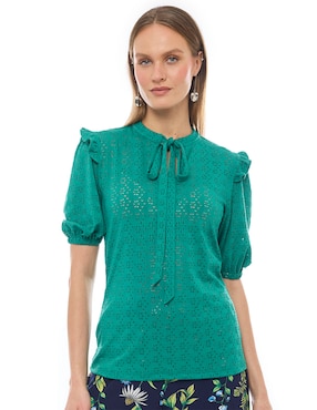Blusa Alexis manga corta para mujer