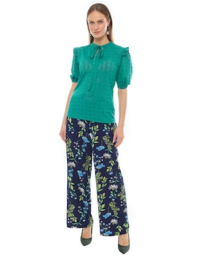 Blusa Alexis manga corta para mujer